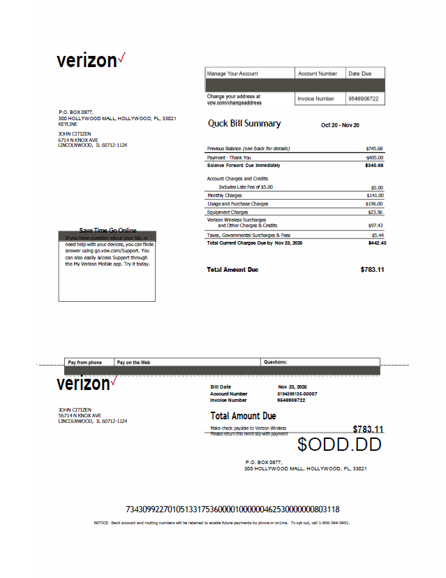  Minol USA business utility bill 